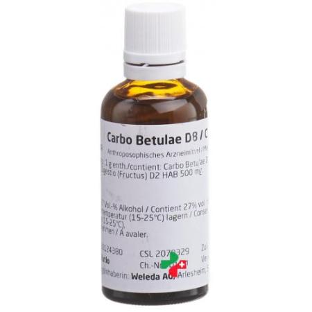Weleda Carbo Betula D8 / Crataegus D2 Aa Dilutio 50 ml - PrimeCare Global